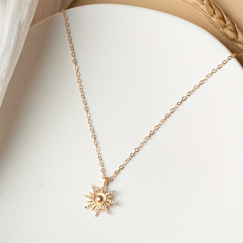 The Nova Gold Sun Necklace