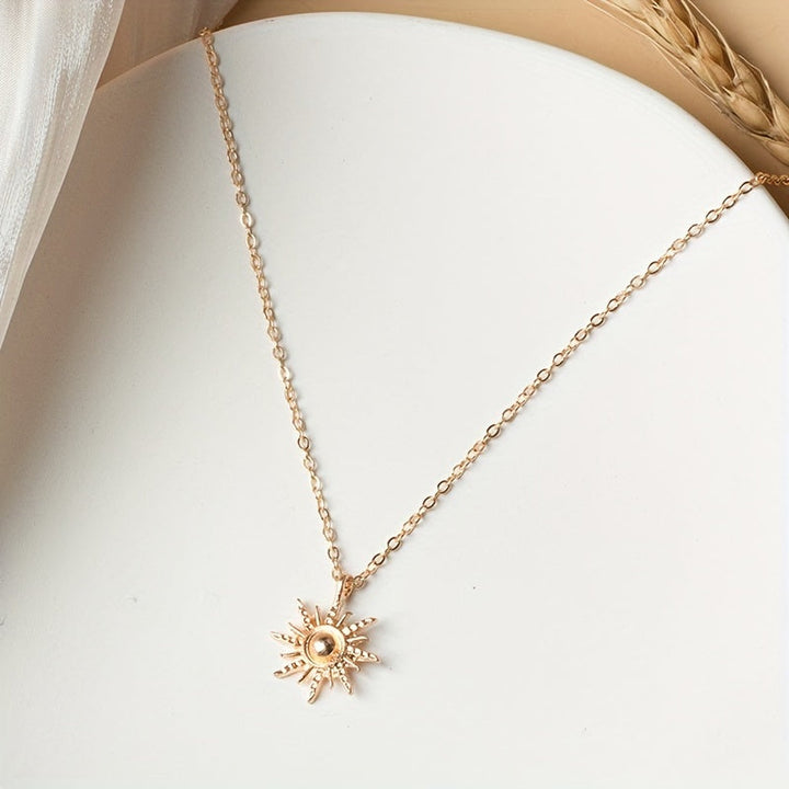 The Nova Gold Sun Necklace