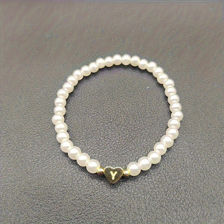 A-Z Heart Initial Bracelet