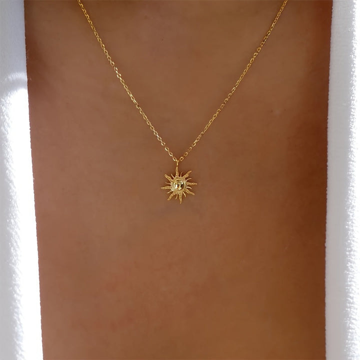 The Nova Gold Sun Necklace