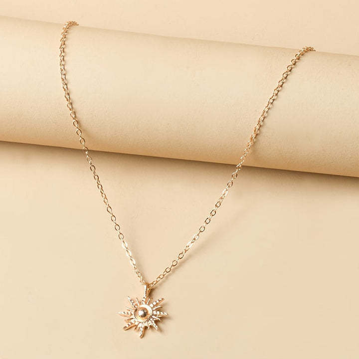 The Nova Gold Sun Necklace