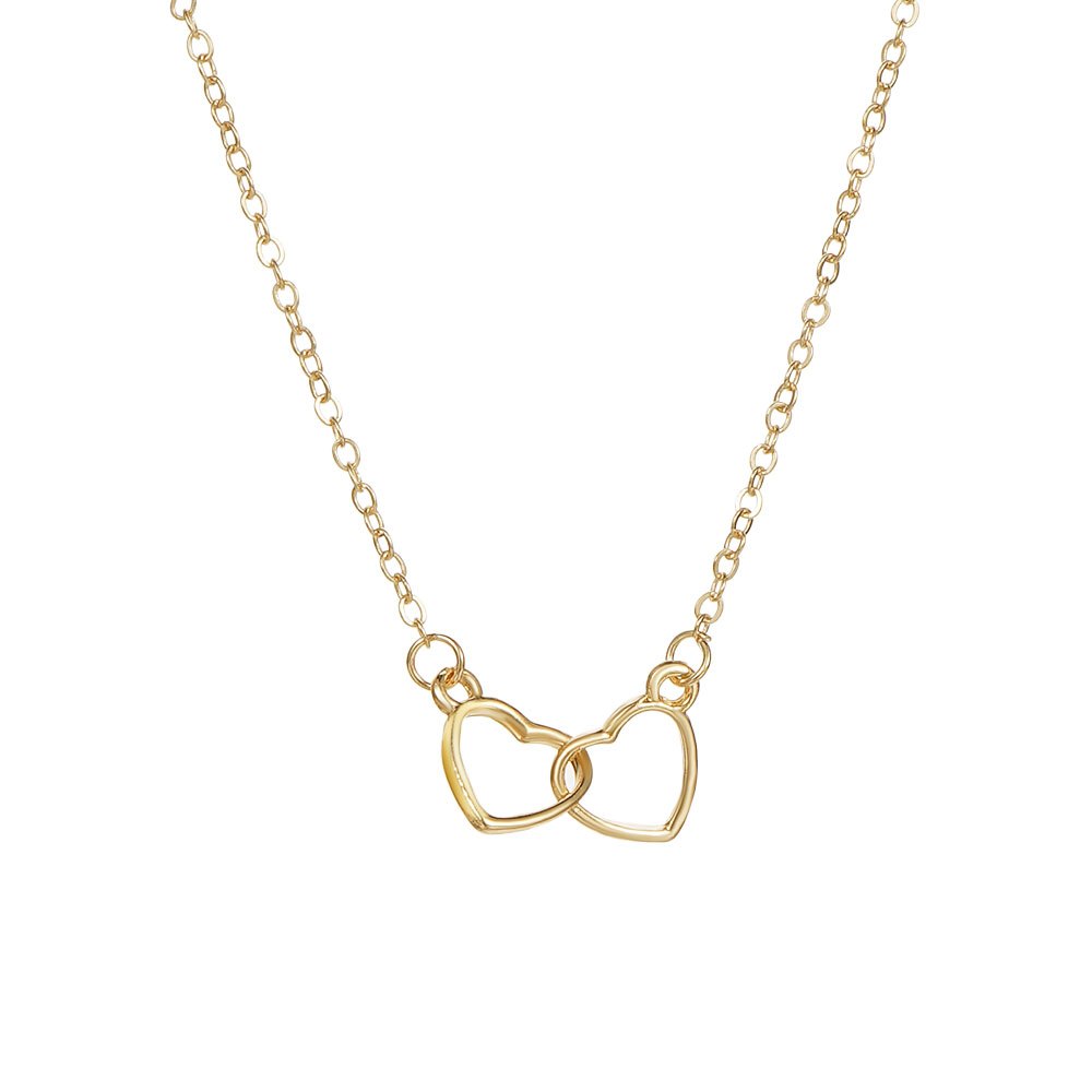 The Estella Linked Hearts Necklace