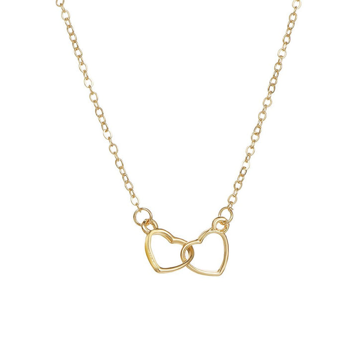 The Estella Linked Hearts Necklace