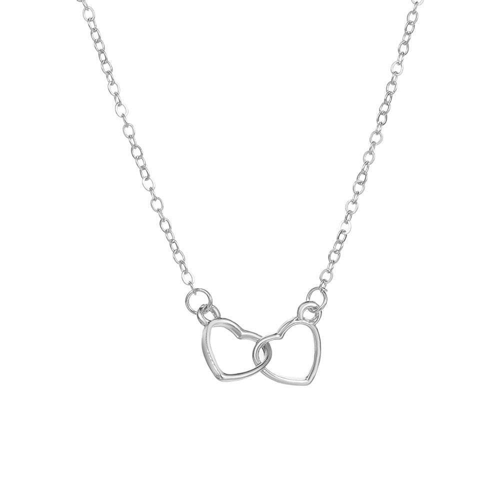 The Estella Linked Hearts Necklace