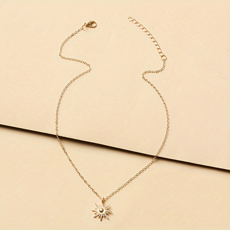 The Nova Gold Sun Necklace