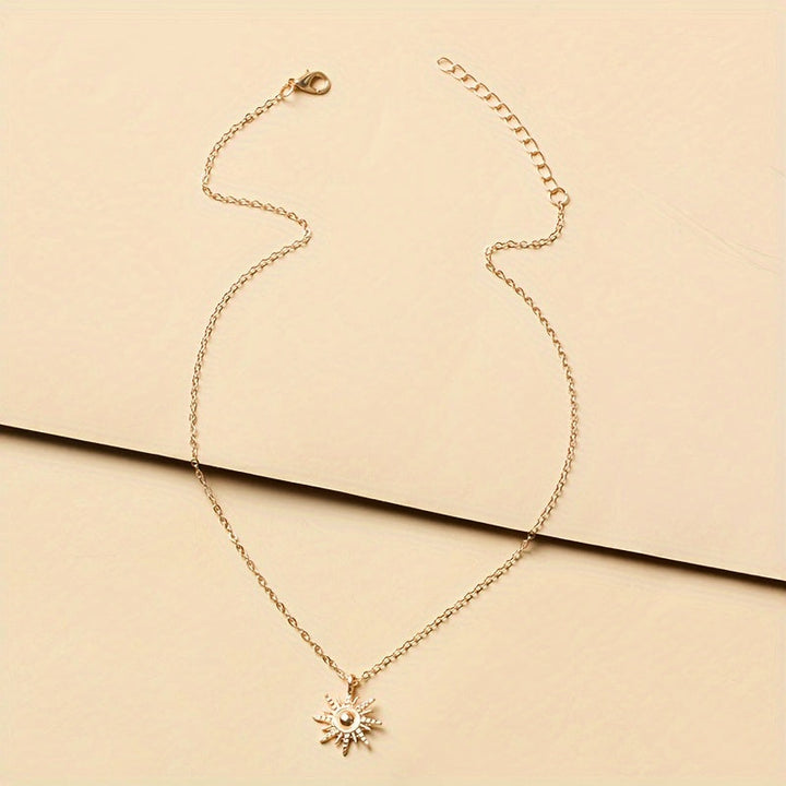 The Nova Gold Sun Necklace
